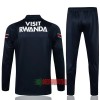 Tréninkový Mikina Soupravy Paris Saint-Germain Čtvrt Zip 2022-23 Modrá pro Děti